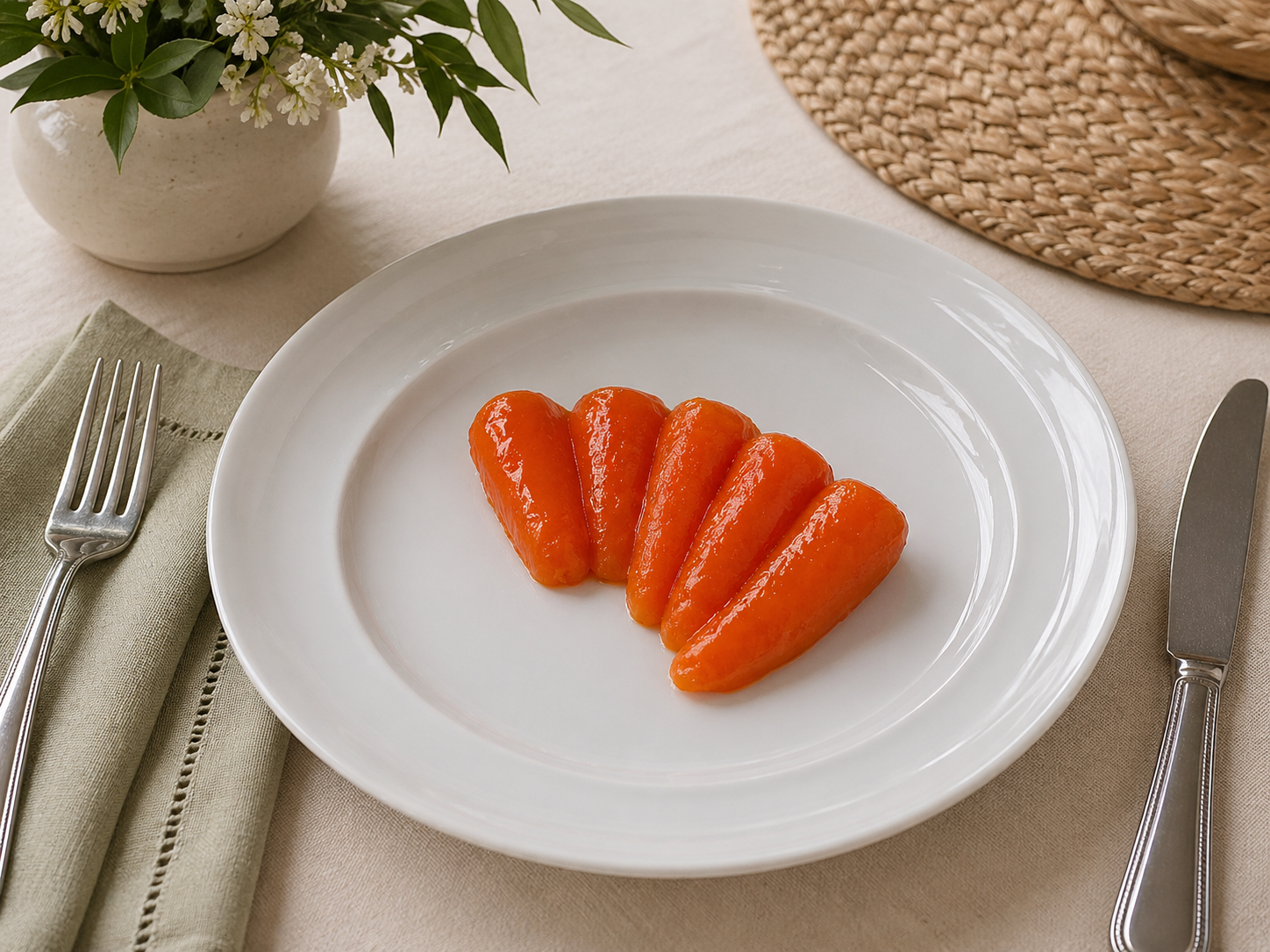 SET OF 6 SILICONE VEGETABLE MOLDS