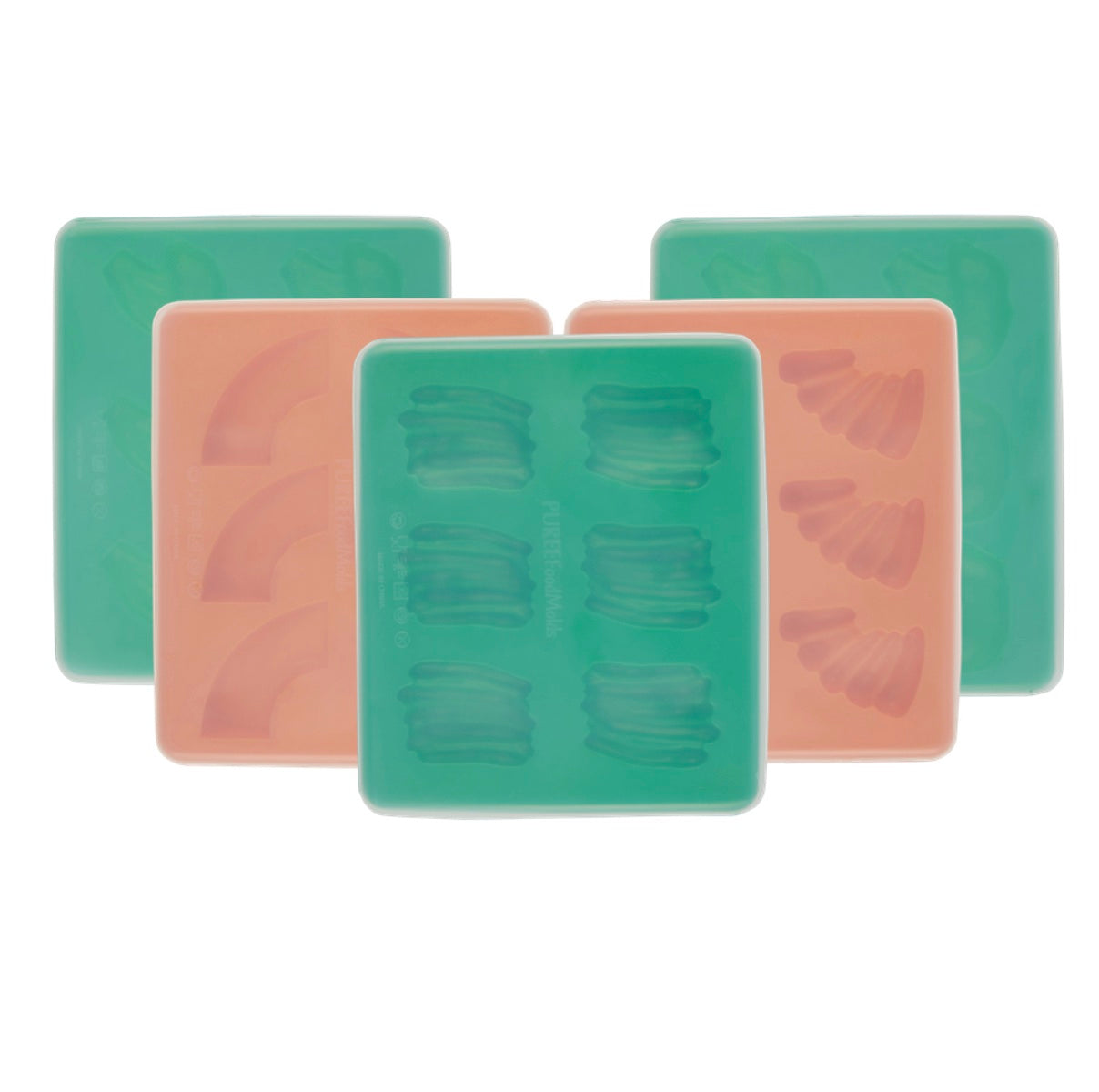 SET DI 6 STAMPI PER VERDURE IN SILICONE